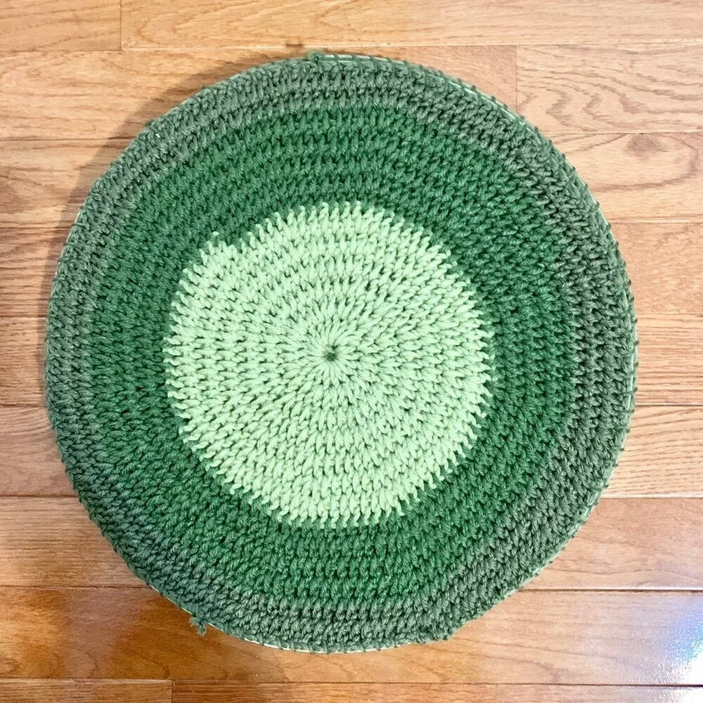 SET OF 2 HANDMADE CROCHET TABLE MATS